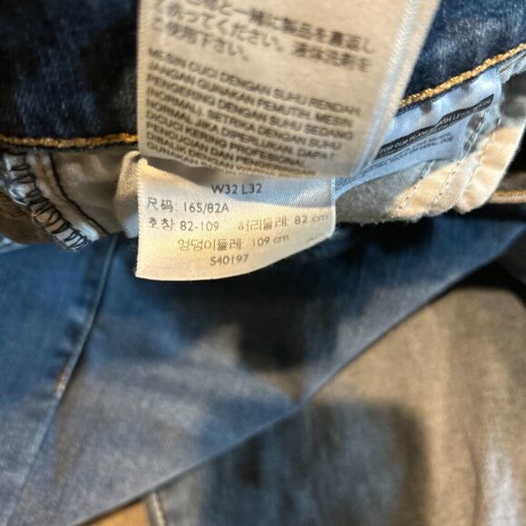 Levis 720 High Rise Super Skinny Stretch Denim Blue Jeans Women’s Size 32    4 - Picture 3 of 7